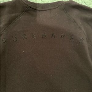 Pure Barre Women's Black Sweatshirt